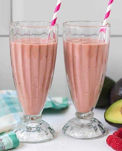Avocado Smoothie With Berry (Keto)