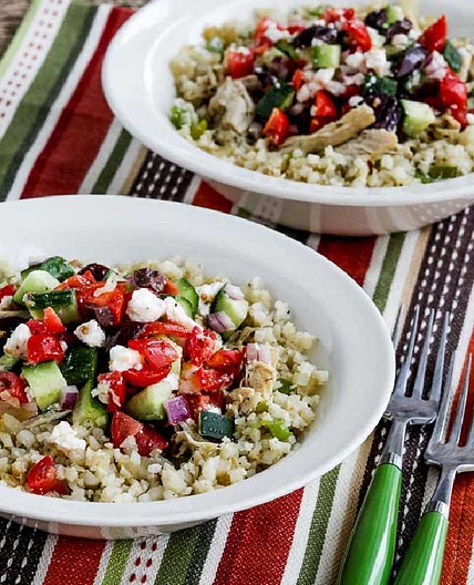 Slow Cooker Greek Chicken Bowls