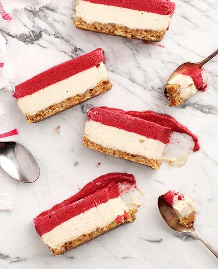 Raspberry Vegan Cheesecake