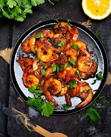 Garlic butter prawns (Shrimp) | Video