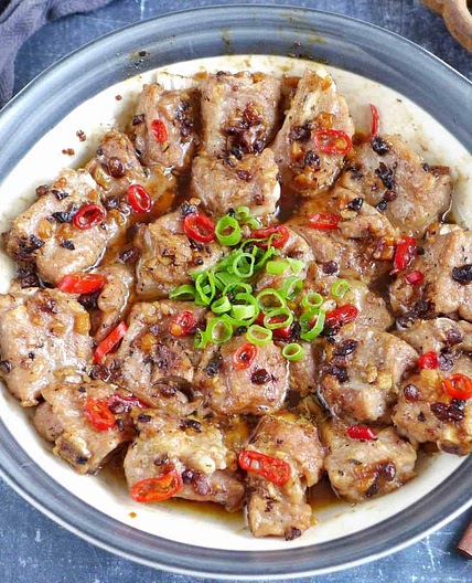 Steamed Ribs with Black Beans (豉汁蒸排骨)