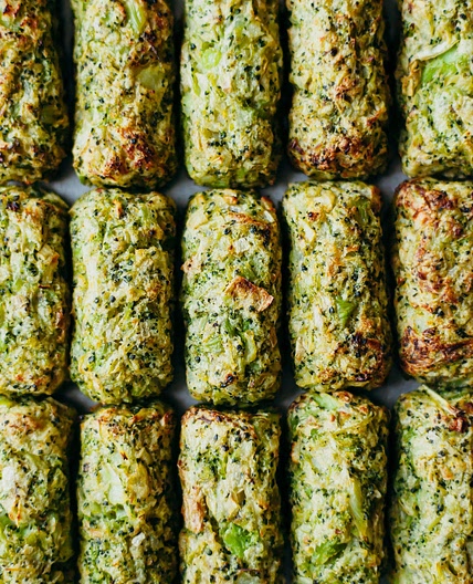 Low-Waste Broccoli Tater Tots