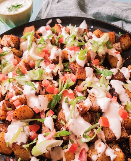 Pakistani style batata harra