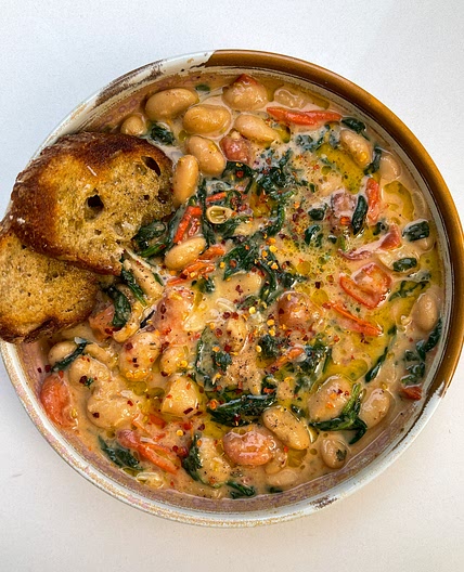 Quick & Creamy Butter Bean Bowl