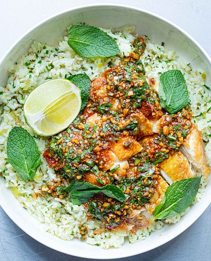 Ginger Chicken Sesame Rice