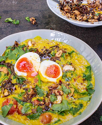 Coconut, Spinach & Tomato Dal
