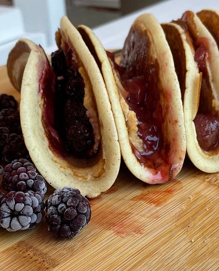 PBJ Pancake Tacos