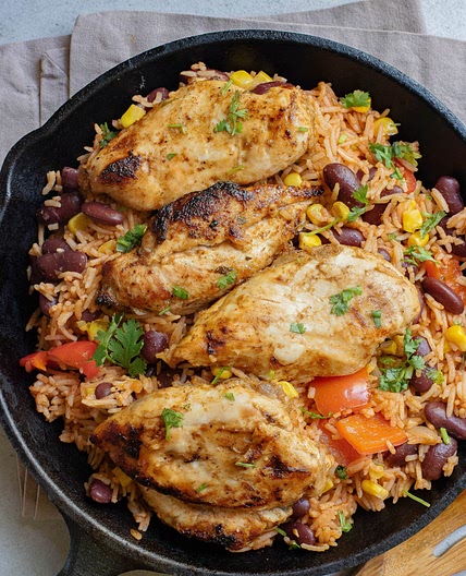 Chicken Burrito Casserole