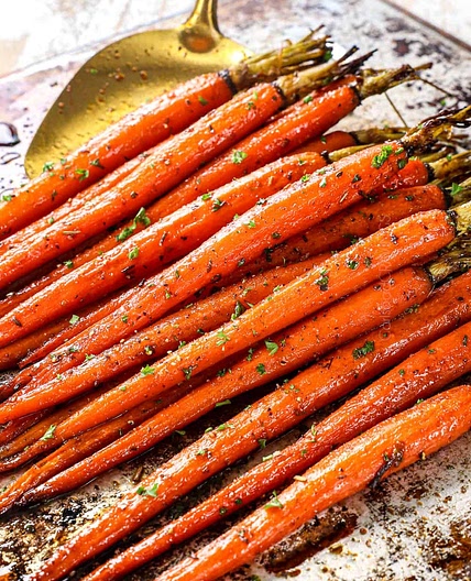 Roasted Carrots in Oven