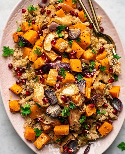 Warm Roasted Vegetable Salad