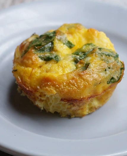 Spinach And Feta Baked Egg Cups Recipe by Tasty