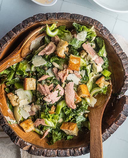 Tuna Caesar Salad