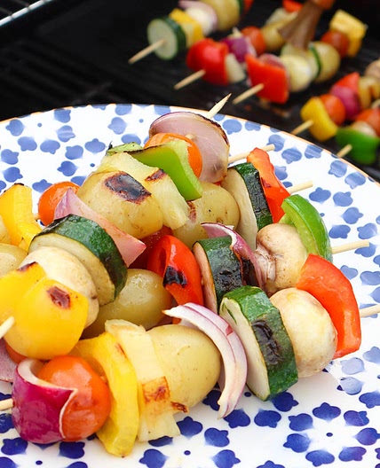 Grilled Vegetable Kebabs