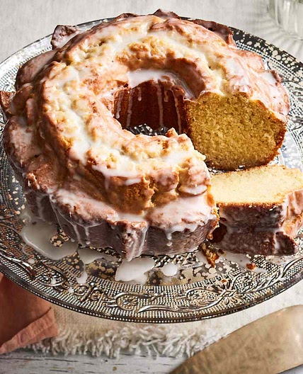Glazed Buttermilk Donut Cake