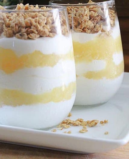 Creamy Pineapple Parfaits