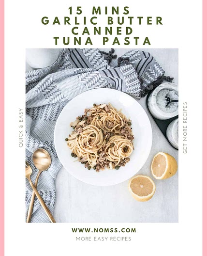 Garlic Butter Canned Tuna Pasta (15 Minutes)