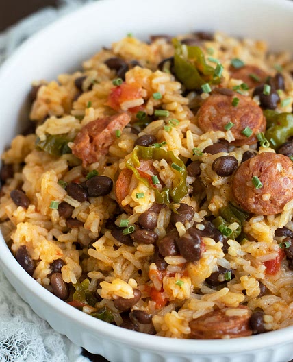 Cajun Rice and Beans with Sausage