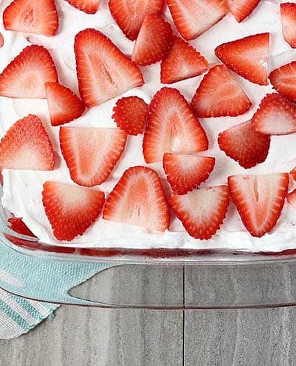 5 Minute Strawberry Dessert