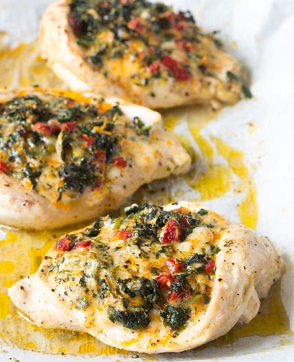 Spinach Stuffed Chicken Breast
