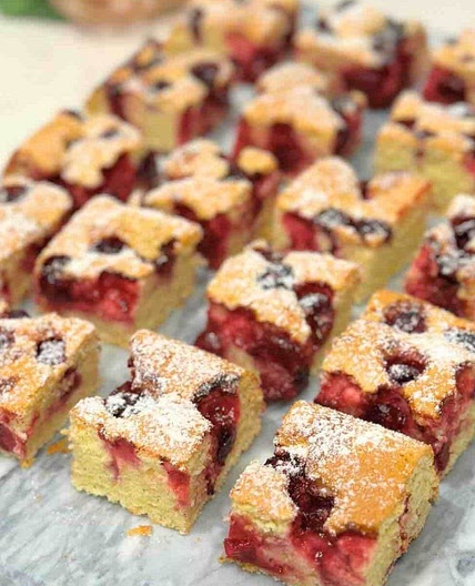 Morello Cherry Sponge Cake