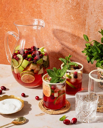 Sparkling Holiday Sangria