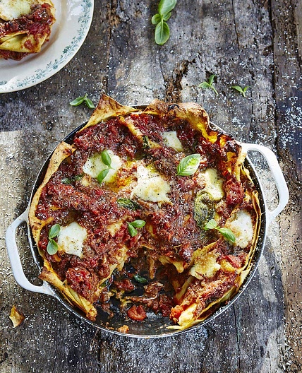 Aubergine lasagne