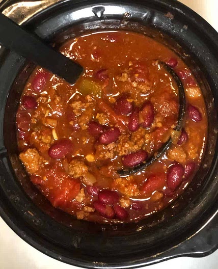 2 quart slow cooker Spicy Weekend Chili