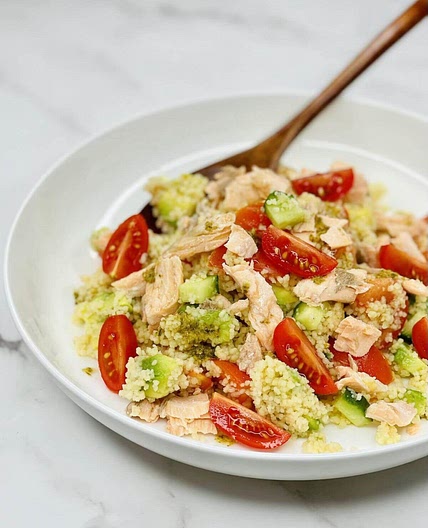 Couscous Salmon Salad