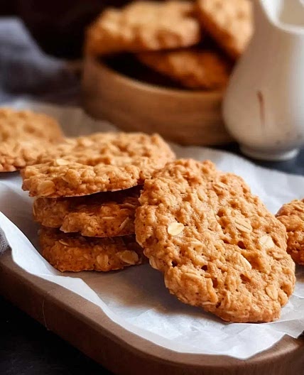 Mary Berry Ginger Oat Crunch Biscuits