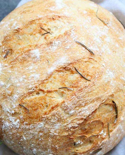 Instant Pot Olive Oil Rosemary No Knead Bread