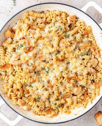 French Onion Chicken Pasta