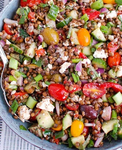 Mediterranean Lentil Salad