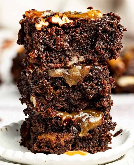 Pecan Caramel Brownies