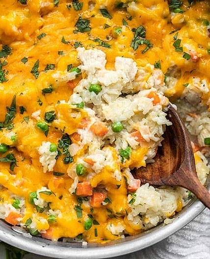 Creamy Chicken and Rice Skillet