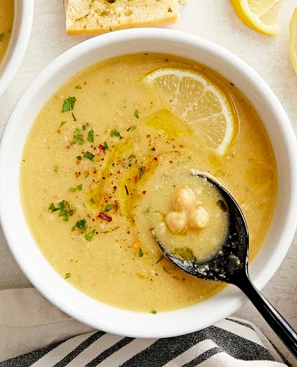 Lemony Chickpea Soup
