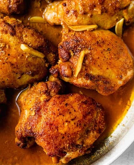 Pan Seared Chicken Thighs