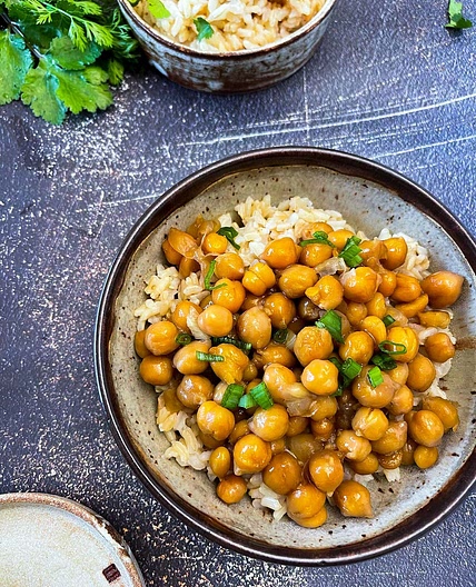 General Tso Chickpeas