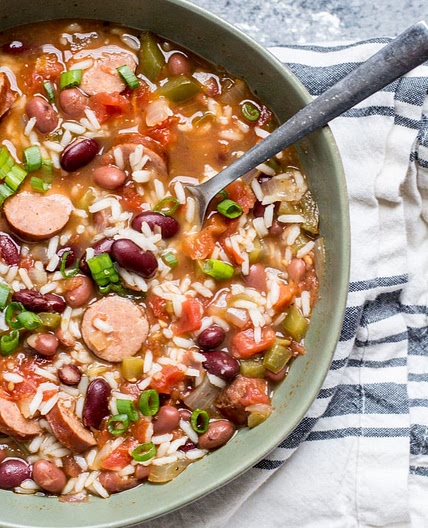 Sausage Beans and Rice