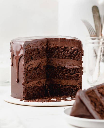 Triple Chocolate Layer Cake