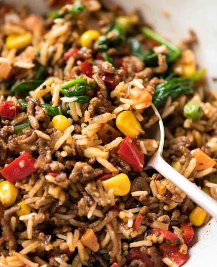 Beef and Rice with Veggies