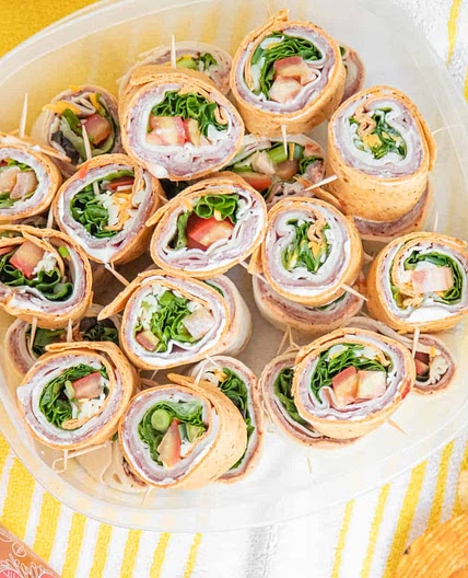 Turkey and Ham Roll Ups Recipe
