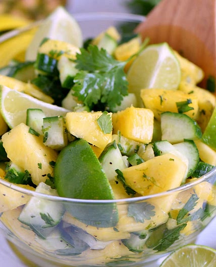 Pineapple Cucumber Salad