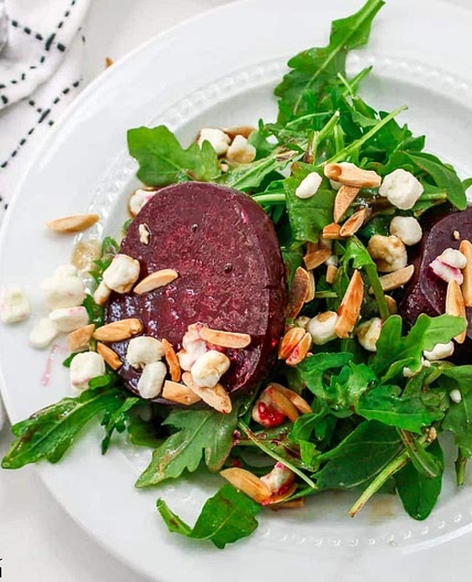 Easy Christmas Roasted Beet Salad Recipe