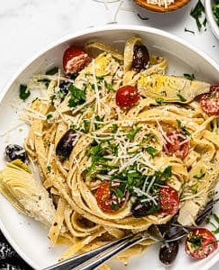 15 Minute Greek Pasta