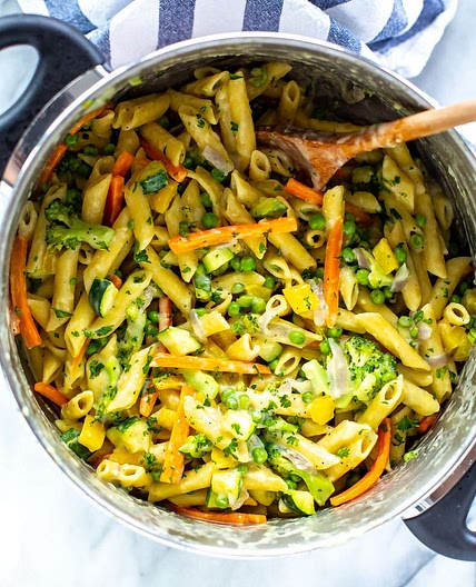 One Pot Pasta Primavera