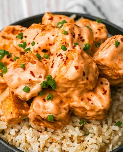 Vegan Bang Bang Tofu