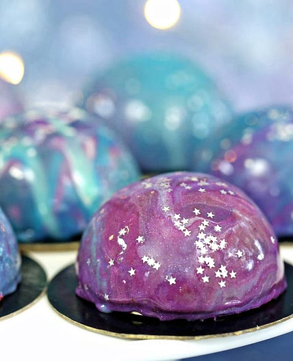 Galaxy Mousse Cakes