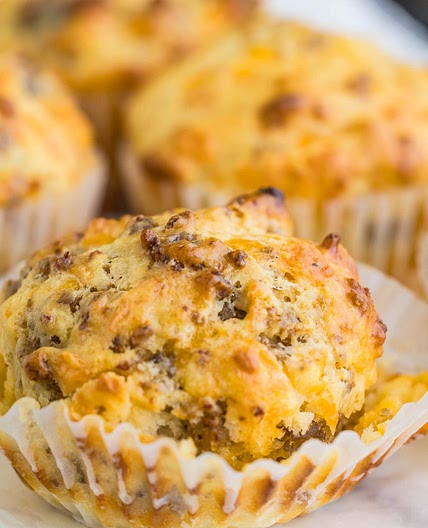 Small Batch Sausage Muffins