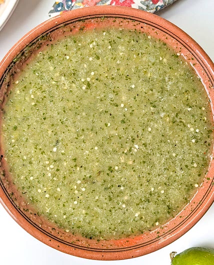 Salsa Verde with Tomatillo