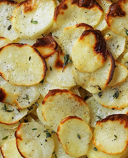 Tasty layered potatoes
